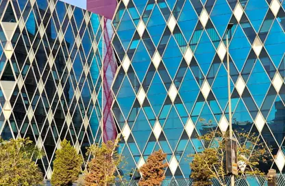 Office Space - Studio - 2 Bathrooms for rent in Cairo Business Plaza - North Teseen St. - The 5th Settlement - New Cairo City - Cairo