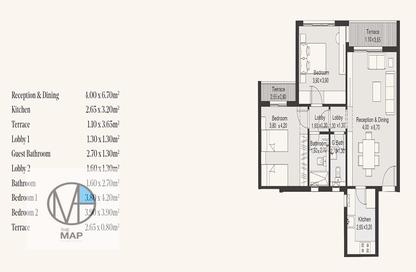 Apartment - 2 Bedrooms - 2 Bathrooms for sale in The 101 - Mostakbal City Compounds - Mostakbal City - Future City - Cairo
