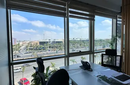 Office Space - Studio - 2 Bathrooms for rent in The Waterway View - 90 Street - The 5th Settlement - New Cairo City - Cairo