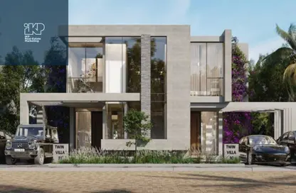 Twin House - 3 Bedrooms - 3 Bathrooms for sale in Azha North - Ras Al Hekma - North Coast