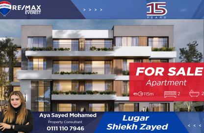 Apartment - 2 Bedrooms - 2 Bathrooms for sale in Belle Vie - New Zayed City - Sheikh Zayed City - Giza