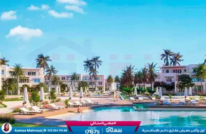 شاليه - 2 غرف نوم - 3 حمامات للبيع في هاسيندا وترز - قسم الضبعة - الساحل الشمالي