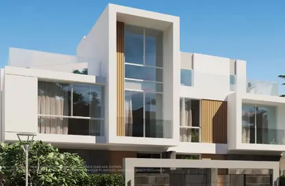 Twin House - 4 Bedrooms - 4 Bathrooms for sale in Patio Al Zahraa - Sheikh Zayed Compounds - Sheikh Zayed City - Giza