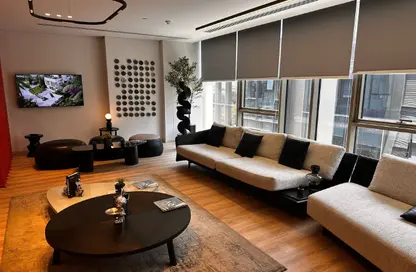 Office Space - Studio - 1 Bathroom for rent in Bank Center Street - South Teseen St. - The 5th Settlement - New Cairo City - Cairo