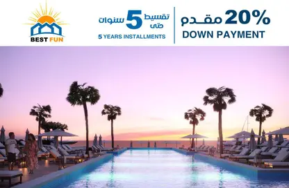 Apartment - 1 Bedroom - 1 Bathroom for sale in Al Dau Strand - Hurghada - Red Sea