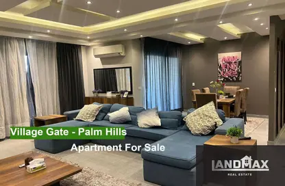 Apartment - 2 Bedrooms - 2 Bathrooms for sale in Palm Hills Village Gate - South Investors Area - New Cairo City - Cairo