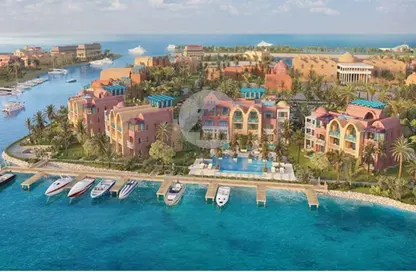 Chalet - 2 Bedrooms - 3 Bathrooms for sale in Swan Lake - Al Gouna - Hurghada - Red Sea