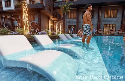 Apartment - 1 Bedroom - 1 Bathroom for sale in El Hadaba District - Hurghada - Red Sea