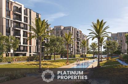 Apartment - 2 Bedrooms - 2 Bathrooms for sale in Swan Lake Residence - 5th Settlement Compounds - The 5th Settlement - New Cairo City - Cairo