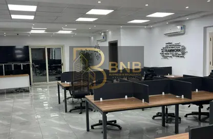 Office Space - Studio - 2 Bathrooms for rent in North Teseen St. - The 5th Settlement - New Cairo City - Cairo