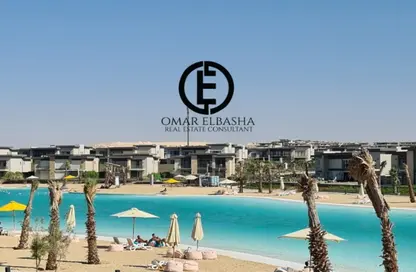 منزل مزدوج - 4 غرف نوم - 4 حمامات للبيع في سوان ليك الساحل الشمالي - قسم الضبعة - الساحل الشمالي