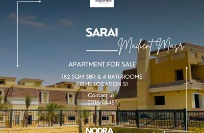 Apartment - 3 Bedrooms - 4 Bathrooms for sale in Sarai - Mostakbal City Compounds - Mostakbal City - Future City - Cairo