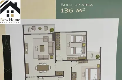 شقة - 2 غرف نوم - 2 حمامات للبيع في شارع الثوره - الماظة - مصر الجديدة - القاهرة