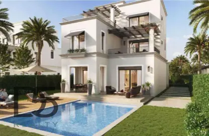 فيلا - 5 غرف نوم - 7 حمامات للبيع في فيلات هيلتوب جولف - اب تاون كايرو - المقطم - القاهرة