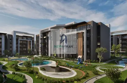 شقة - 3 غرف نوم - 2 حمامات للبيع في شارع النوادي - حدائق اكتوبر - مدينة 6 أكتوبر - الجيزة