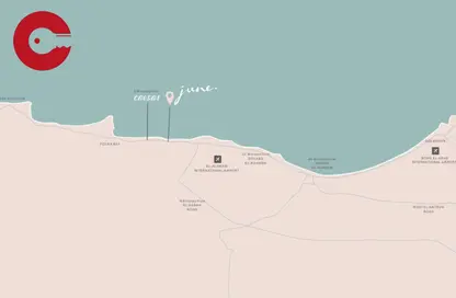 Chalet - 2 Bedrooms - 2 Bathrooms for sale in June - Ras Al Hekma - North Coast