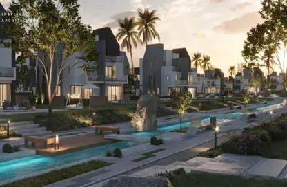 Villa - 5 Bedrooms - 5 Bathrooms for sale in Rivers - New Zayed City - Sheikh Zayed City - Giza