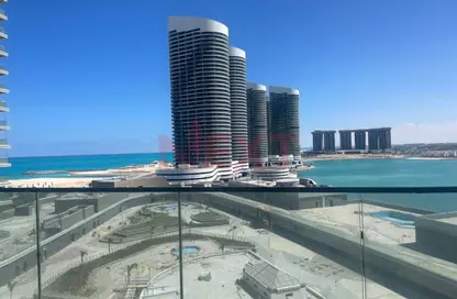 Apartment - 2 Bedrooms - 1 Bathroom for sale in The Gate Towers - New Alamein City - Al Alamein - North Coast