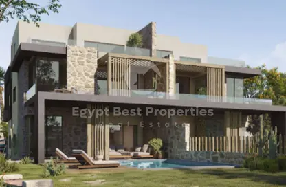 شاليه - 2 غرف نوم - 3 حمامات للبيع في هاسيندا حنيش - قسم مرسي مطروح - الساحل الشمالي