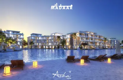 Chalet - 2 Bedrooms - 2 Bathrooms for sale in Azha North - Ras Al Hekma - North Coast