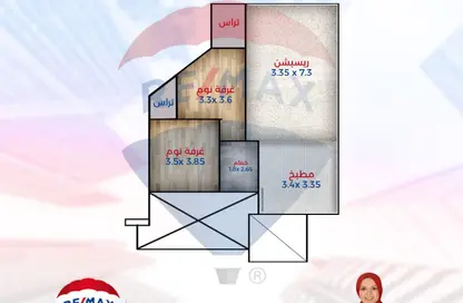 Apartment - 2 Bedrooms - 2 Bathrooms for sale in Sky line - Smouha - Hay Sharq - Alexandria