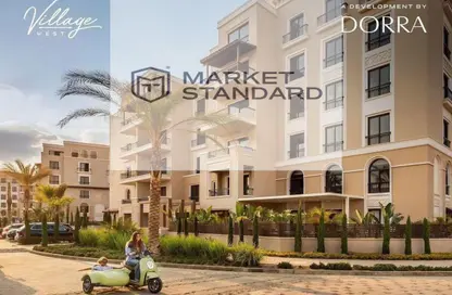 Apartment - 1 Bedroom - 1 Bathroom for rent in Village West - Sheikh Zayed Compounds - Sheikh Zayed City - Giza