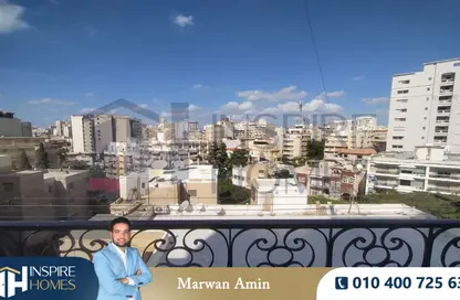 شقة - 3 غرف نوم - 2 حمامات للايجار في شارع عبد المنعم رياض - كفر عبده - رشدي - حي شرق - الاسكندرية