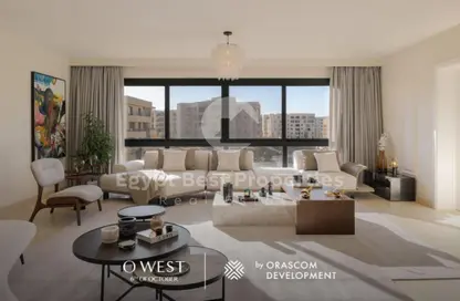 Apartment - 2 Bedrooms - 2 Bathrooms for sale in O West - 6 October Compounds - 6 October City - Giza
