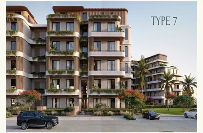 Apartment - 2 Bedrooms - 2 Bathrooms for sale in Crescent Walk - 5th Settlement Compounds - The 5th Settlement - New Cairo City - Cairo