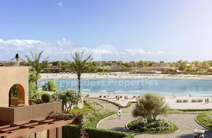 Chalet - 3 Bedrooms - 3 Bathrooms for sale in Ramla Lakeside - Qesm Ad Dabaah - North Coast