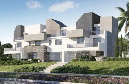 Twin House - 5 Bedrooms - 5 Bathrooms for sale in Rivers - New Zayed City - Sheikh Zayed City - Giza