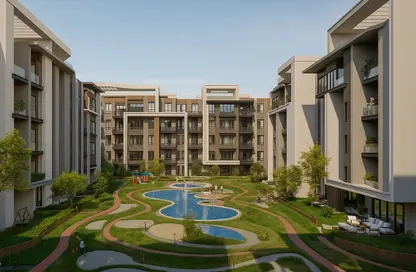 Apartment - 1 Bedroom - 1 Bathroom for sale in Sun Capital - Fayoum Desert road - 6 October City - Giza