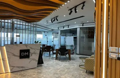 Office Space - Studio - 2 Bathrooms for rent in North Plus Mall - North Teseen St. - The 5th Settlement - New Cairo City - Cairo