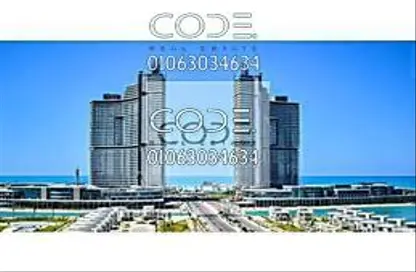 Apartment - Studio - 1 Bathroom for sale in The Gate Towers - New Alamein City - Al Alamein - North Coast