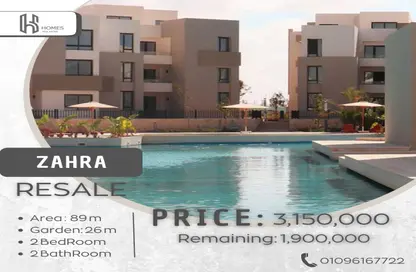 Chalet - 2 Bedrooms - 2 Bathrooms for sale in Zahra - Sidi Abdel Rahman - North Coast