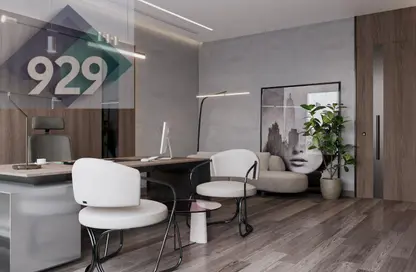 Office Space - Studio - 2 Bathrooms for rent in Bank Center Street - South Teseen St. - The 5th Settlement - New Cairo City - Cairo