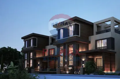 Twin House - 4 Bedrooms - 6 Bathrooms for sale in New Giza - Cairo Alexandria Desert Road - 6 October City - Giza