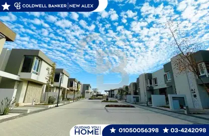 Townhouse - 4 Bedrooms - 4 Bathrooms for sale in Palm Hills - Alexandria Compounds - Alexandria