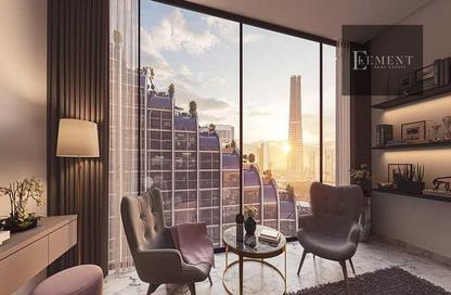 Office Space - Studio - 2 Bathrooms for sale in East tower - Central Business District - New Capital City - Cairo
