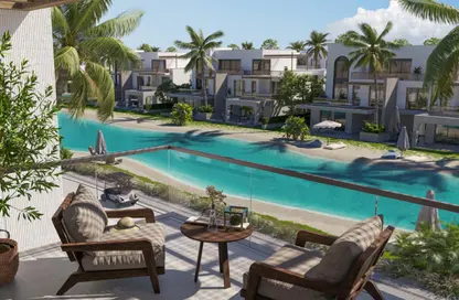 Chalet - 2 Bedrooms - 3 Bathrooms for sale in The Med - Ras Al Hekma - North Coast