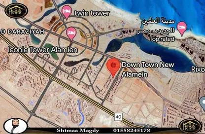 Chalet - 2 Bedrooms - 2 Bathrooms for sale in Downtown Marina - Al Alamein - North Coast