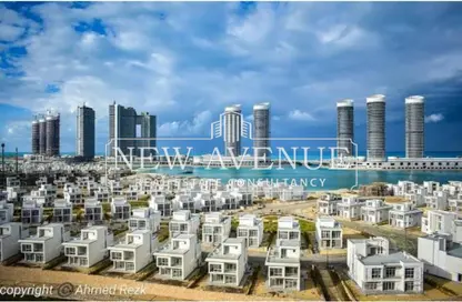 Chalet - 2 Bedrooms - 2 Bathrooms for sale in Mazarine - New Alamein City - Al Alamein - North Coast