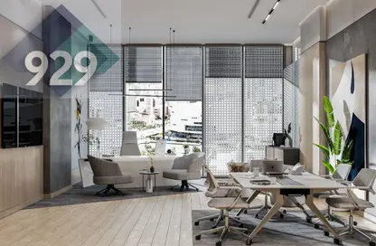 Office Space - Studio - 2 Bathrooms for rent in Bank Center Street - South Teseen St. - The 5th Settlement - New Cairo City - Cairo
