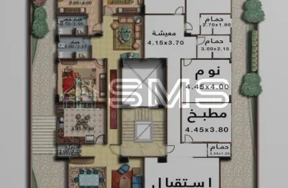 Apartment - 3 Bedrooms - 3 Bathrooms for sale in American University Housing District - 5th Settlement Compounds - The 5th Settlement - New Cairo City - Cairo