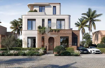Villa - 5 Bedrooms - 5 Bathrooms for sale in Crescent Walk - 5th Settlement Compounds - The 5th Settlement - New Cairo City - Cairo