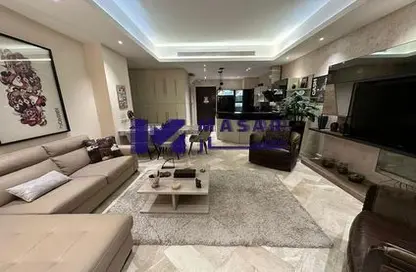 Apartment - 3 Bedrooms - 3 Bathrooms for rent in Katameya Heights - El Katameya Compounds - El Katameya - New Cairo City - Cairo