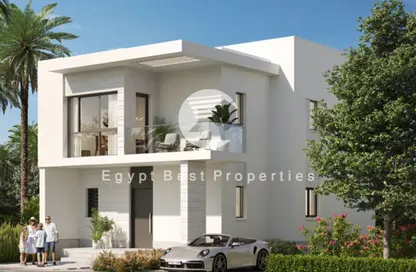 فيلا - 5 غرف نوم - 6 حمامات للبيع في ايلان - كايرو جايت - كمبوندات الشيخ زايد - الشيخ زايد - الجيزة