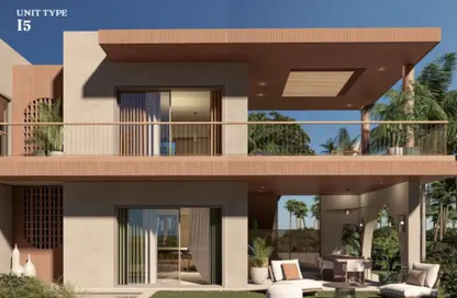 Chalet - 2 Bedrooms - 2 Bathrooms for sale in Ramla Lakeside - Qesm Ad Dabaah - North Coast
