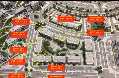 شقة - 3 غرف نوم - 4 حمامات للبيع في ذا ريزيدنسز - هايد بارك - مدينة القاهرة الجديدة - القاهرة