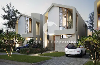 Duplex - 4 Bedrooms - 6 Bathrooms for sale in Karmell - New Zayed City - Sheikh Zayed City - Giza